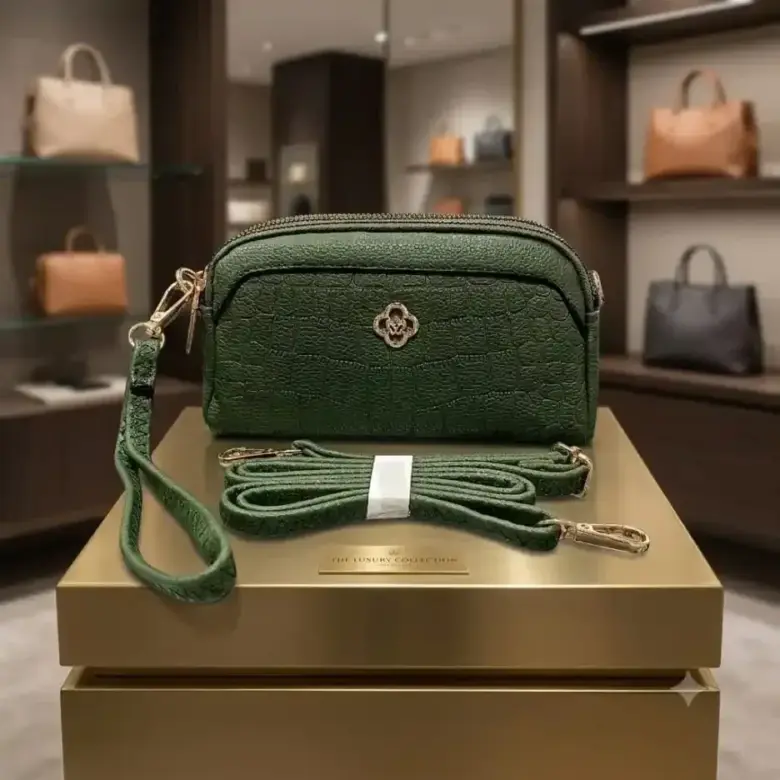 Hand Purse Bag With Double Belt -Premium China Body Cross Bag