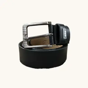 Leather Belt for Men -Evening, Casual, Formal, Party -Black -Genuine Leather Belt