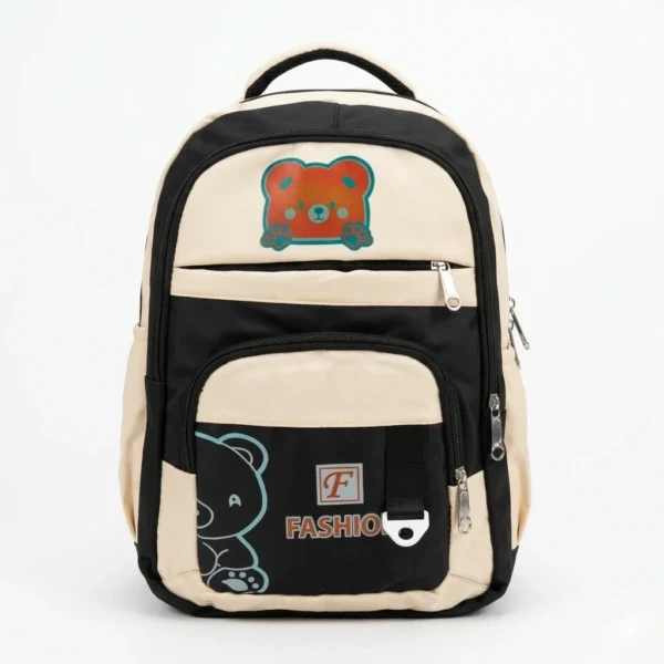 Bear Print Kids School Bag