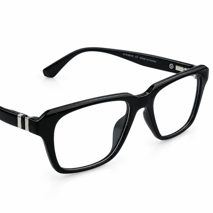 Black Square Eyeglasses Frame