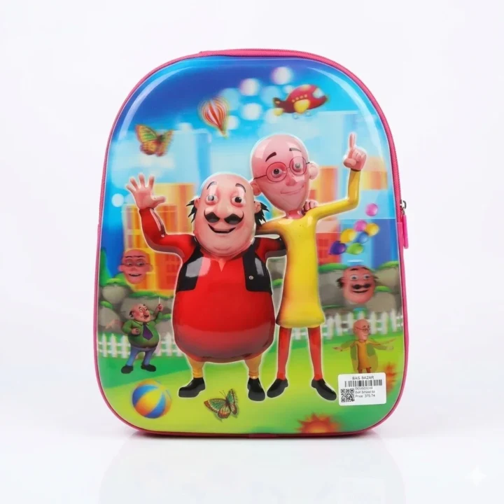 3D Cartoon Baby School Bag