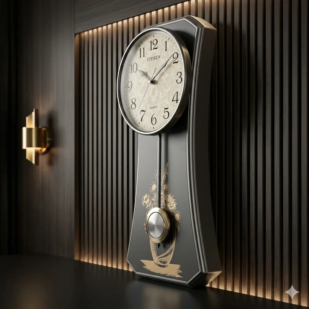 Citisun Pendulam Wall Clock Model No:42P