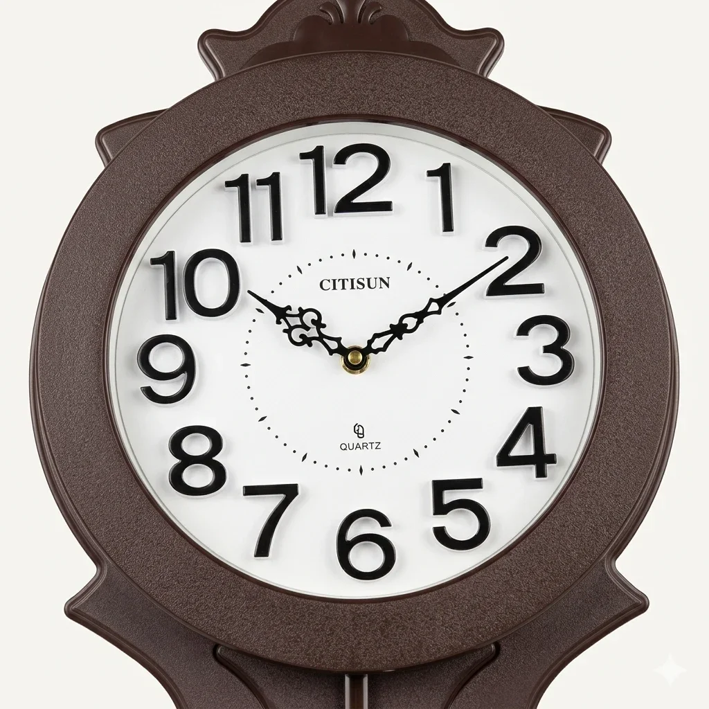 Citisun Pendulam Wall Clock Model No:67