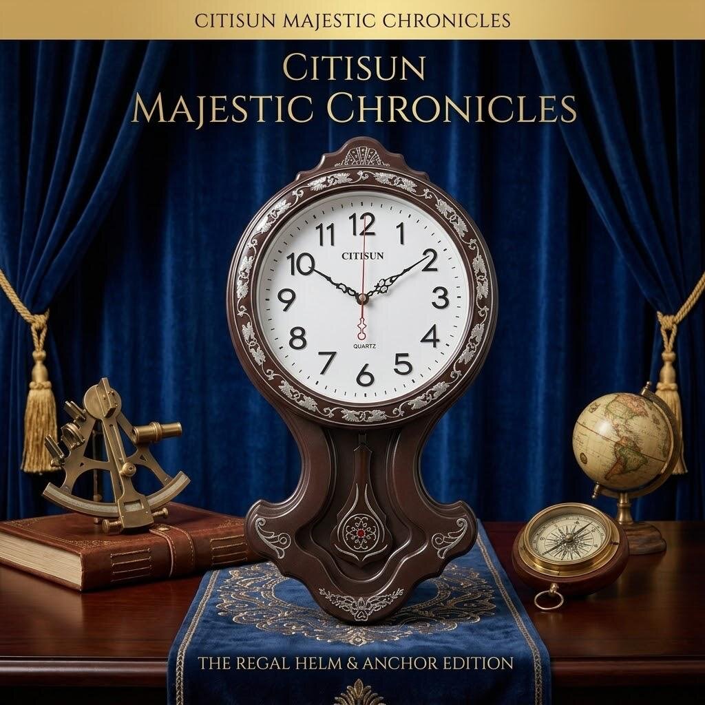 Citisun Pendulam Wall Clock Model No:68
