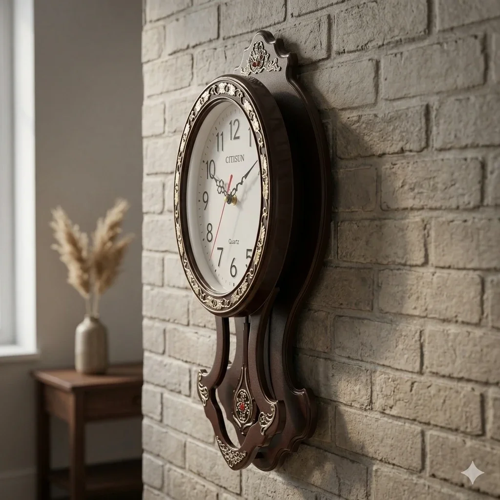Citisun Pendulam Wall Clock Model No:68