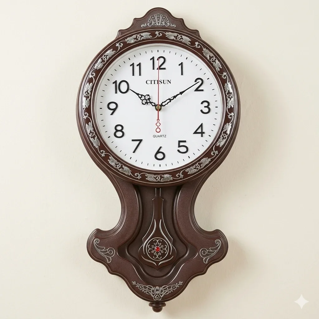 Citisun Pendulam Wall Clock Model No:68