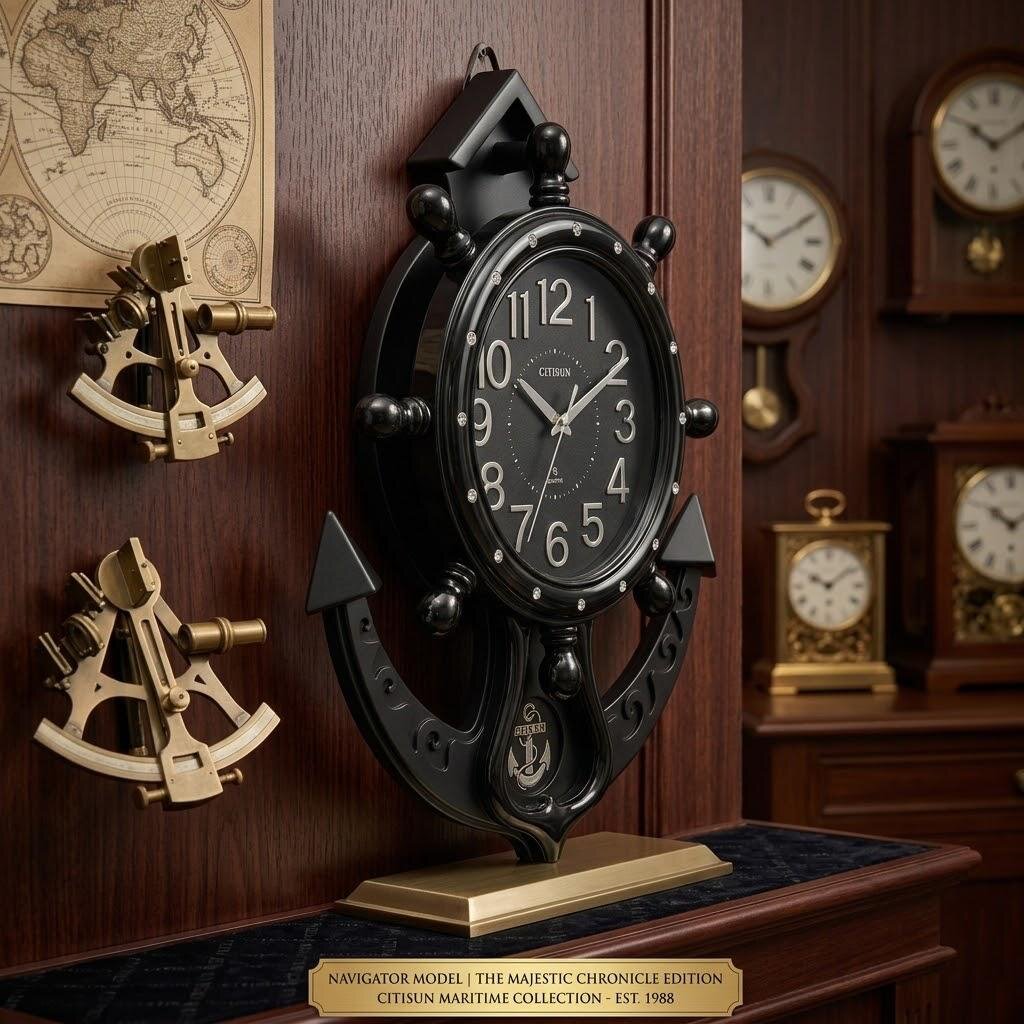 Citisun Pendulam Wall Clock Model No:77