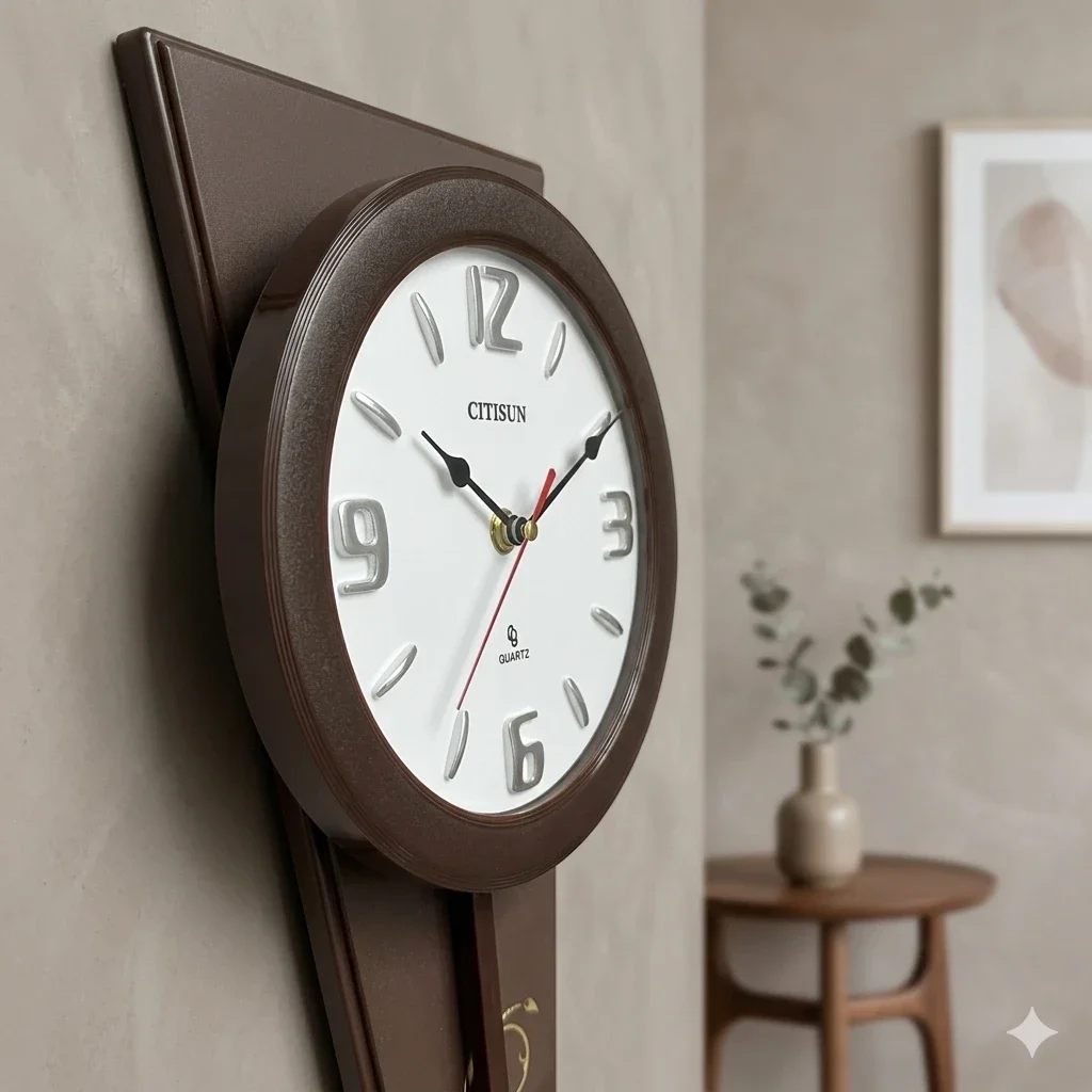 CITISUN Pendulum Wall Clock Model No:42p