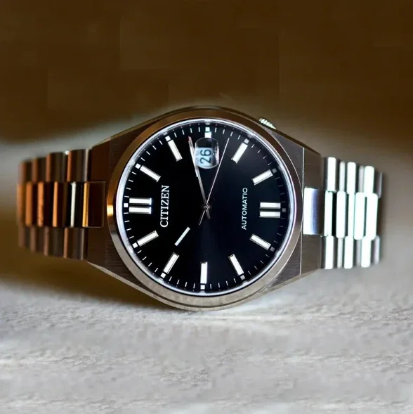 Citizen Tsuyosa Automatic Luxury Watch – Classic Sunray Black Dial Edition for Men