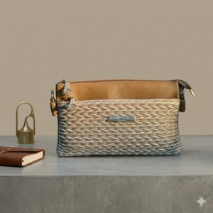 Elegant Quilted Bag & Side Bag with Long Belt