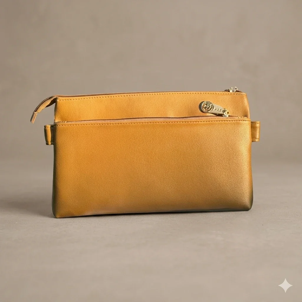 Elegant Quilted Bag & Side Bag with Long Belt