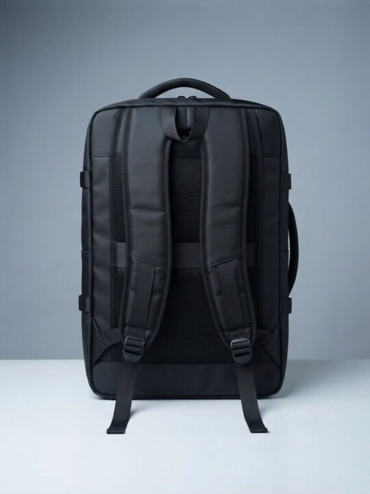 Extreme Premium Expandable Laptop & Travel Backpack - Waterproof Multi-functional Business Bag for Men (Black)