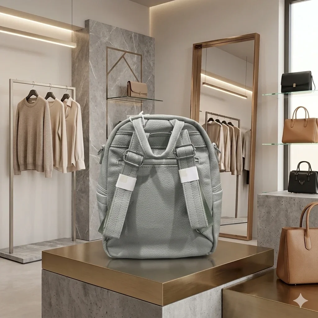 Girl's Premium Leather Multi-Functional Backpack