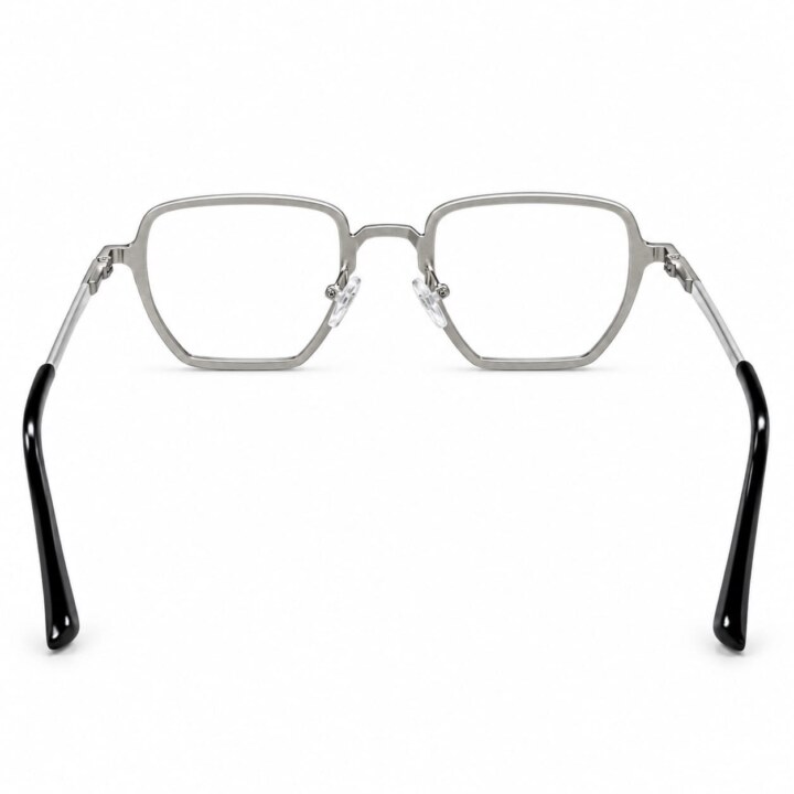 Gucci Premium Geometric Square Metal Eyeglass Frame