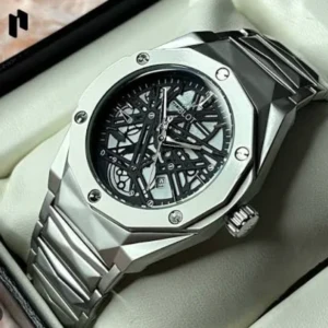 Hublot Gang Sang Spider Dial Premium Men's Watch - Silver Black