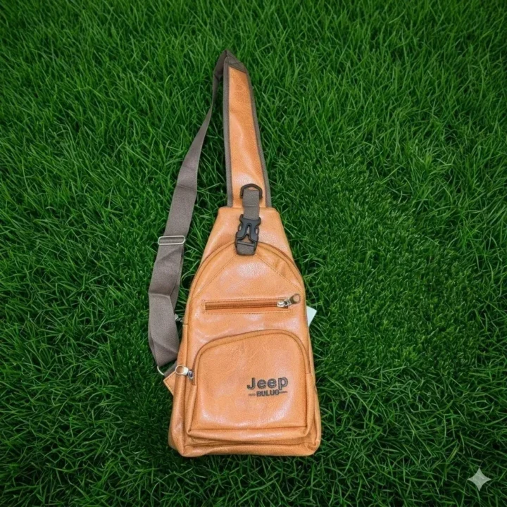 Jeep Buluo Premium Leather Crossbody Bag