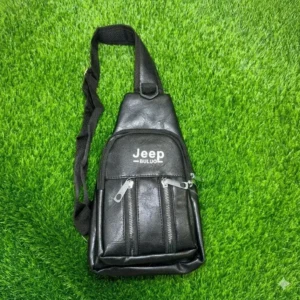 Jeep PU Leather Crossbody Cash Bag