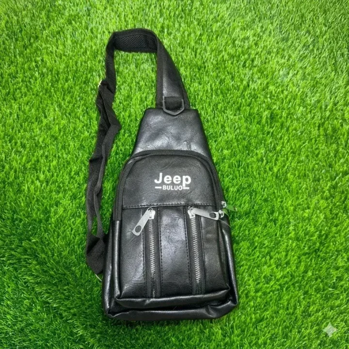 Jeep PU Leather Crossbody Cash Bag
