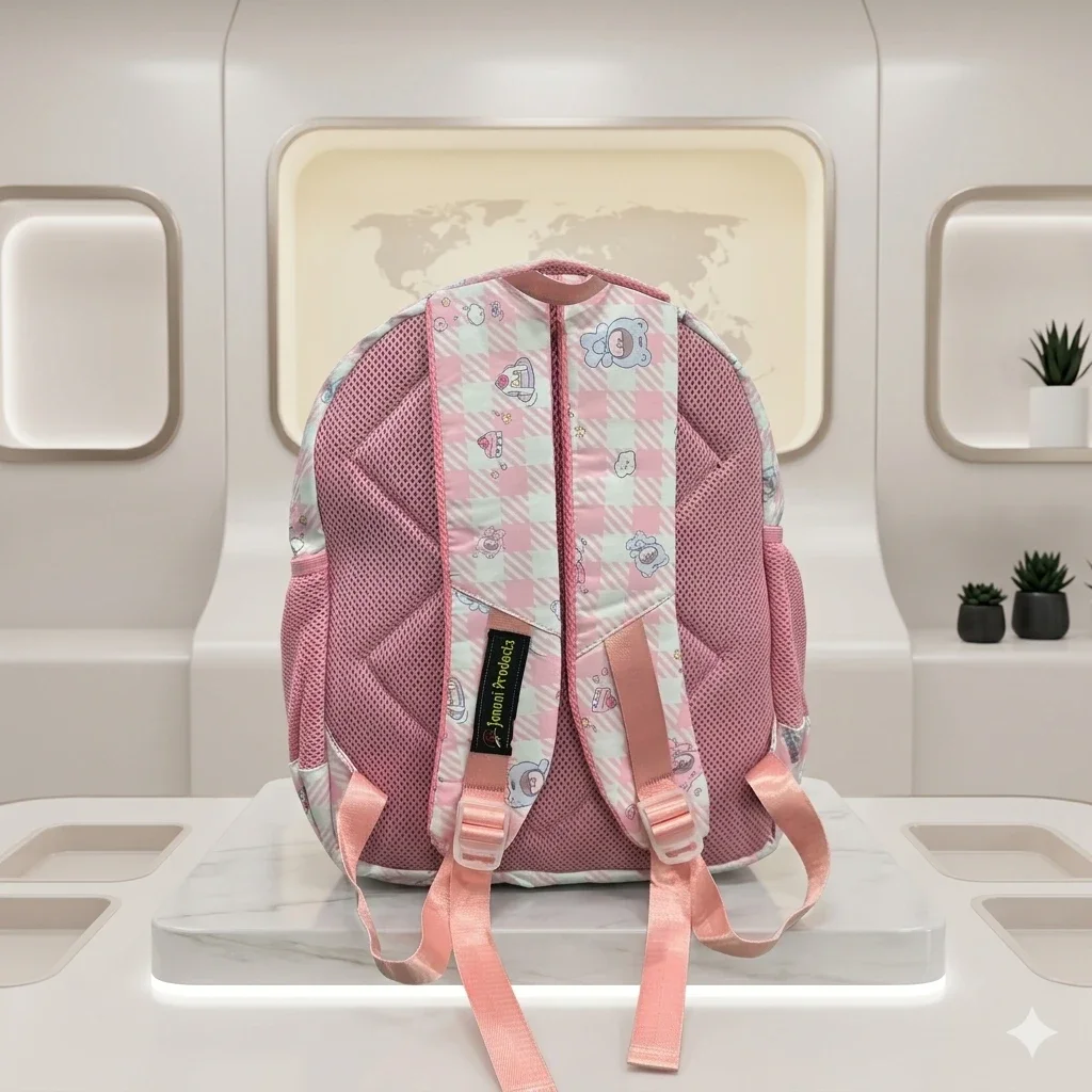 Latin Sheep Pink Pastel Backpack_Little Princess Pinky Backpack