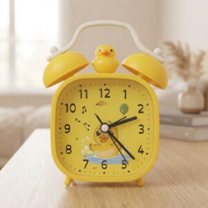 Little Duck Twin Bell Kids Table Alarm Clock