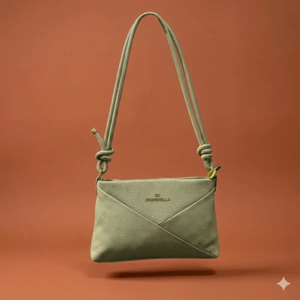 Minimalist Textured Envelope Shoulder Side Bag