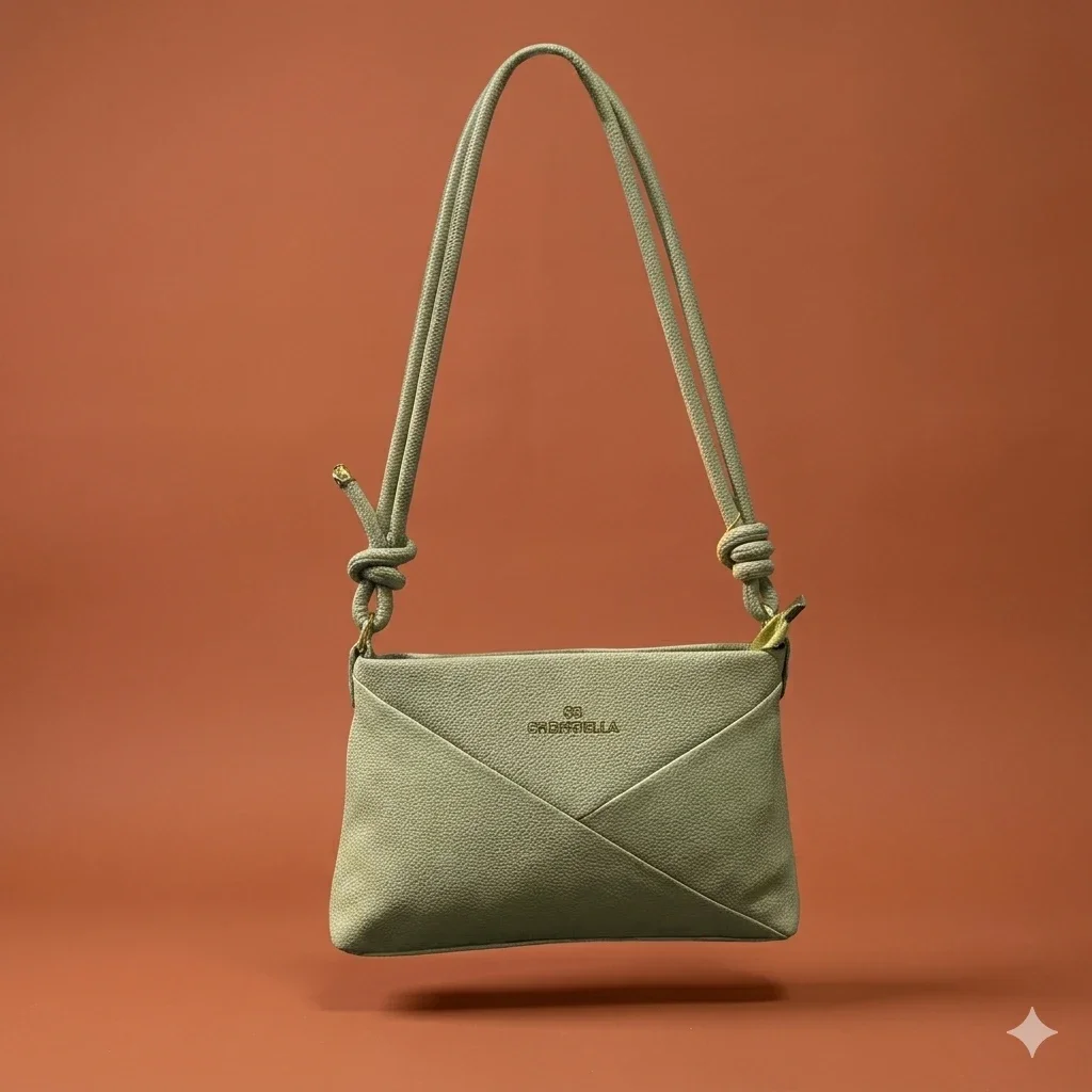 Minimalist Textured Envelope Shoulder Side Bag