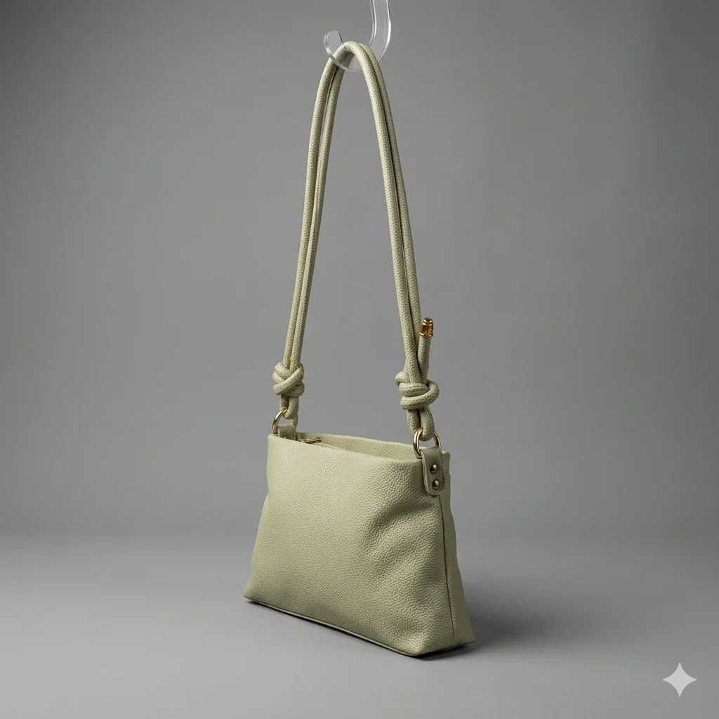 Minimalist Textured Envelope Shoulder Side Bag