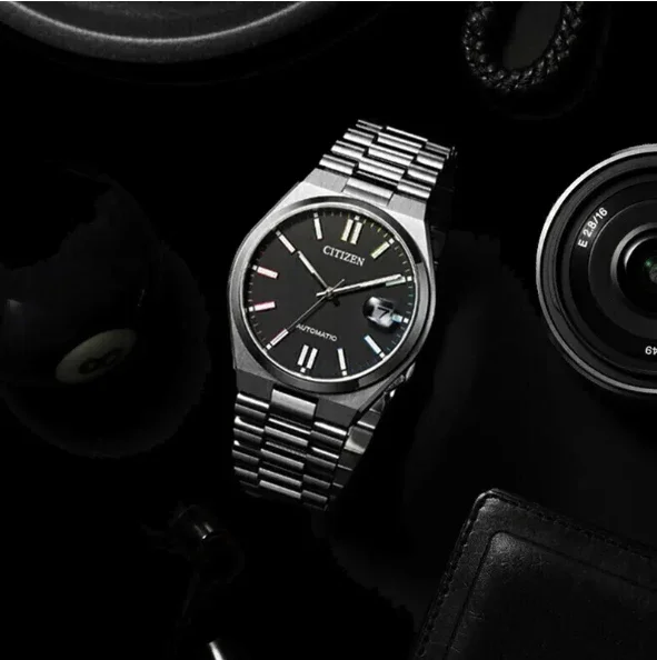 Citizen Tsuyosa Automatic Luxury Watch – Classic Sunray Black Dial Edition for Men
