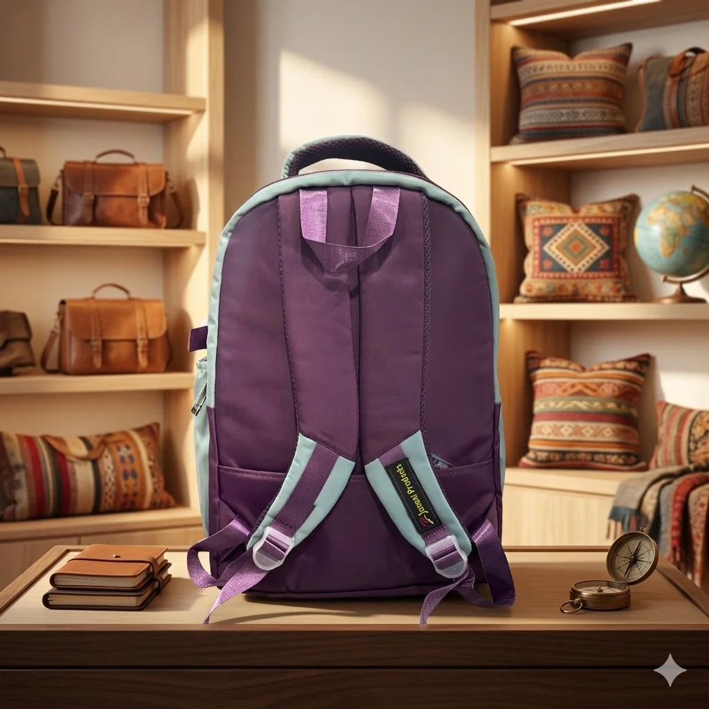 One World One Dream"School Bag Premium Compact Backpack – Elegant & Smart