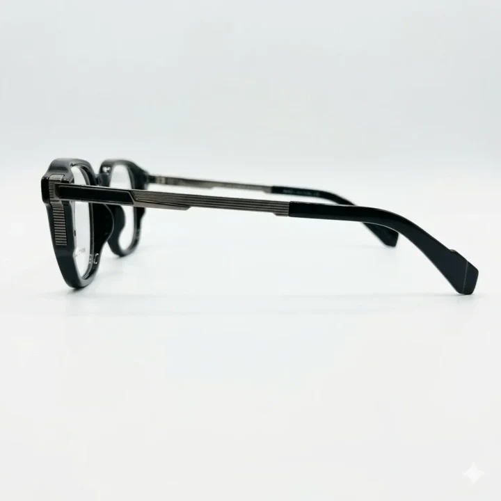 Premium Acetate Geometric Square Eyeglass Frame