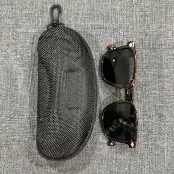 Premium Hard Shell Eyeglass Case with Carabiner Hook