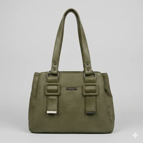 Premium Leather Textured Semi-Formal Shoulder Bag for Women