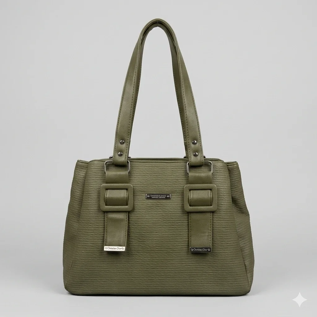 Premium Leather Textured Semi-Formal Shoulder Bag for Women