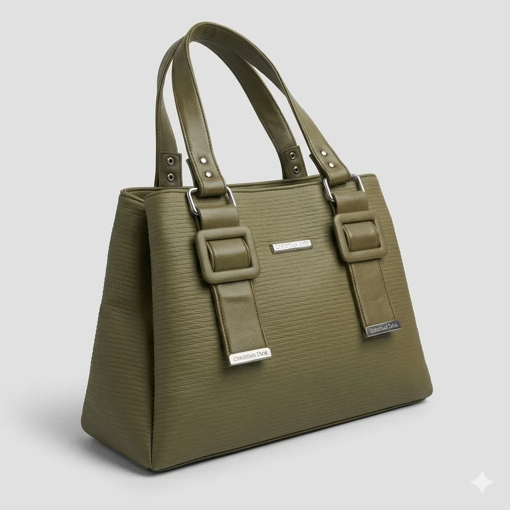 Premium Leather Textured Semi-Formal Shoulder Bag for Women