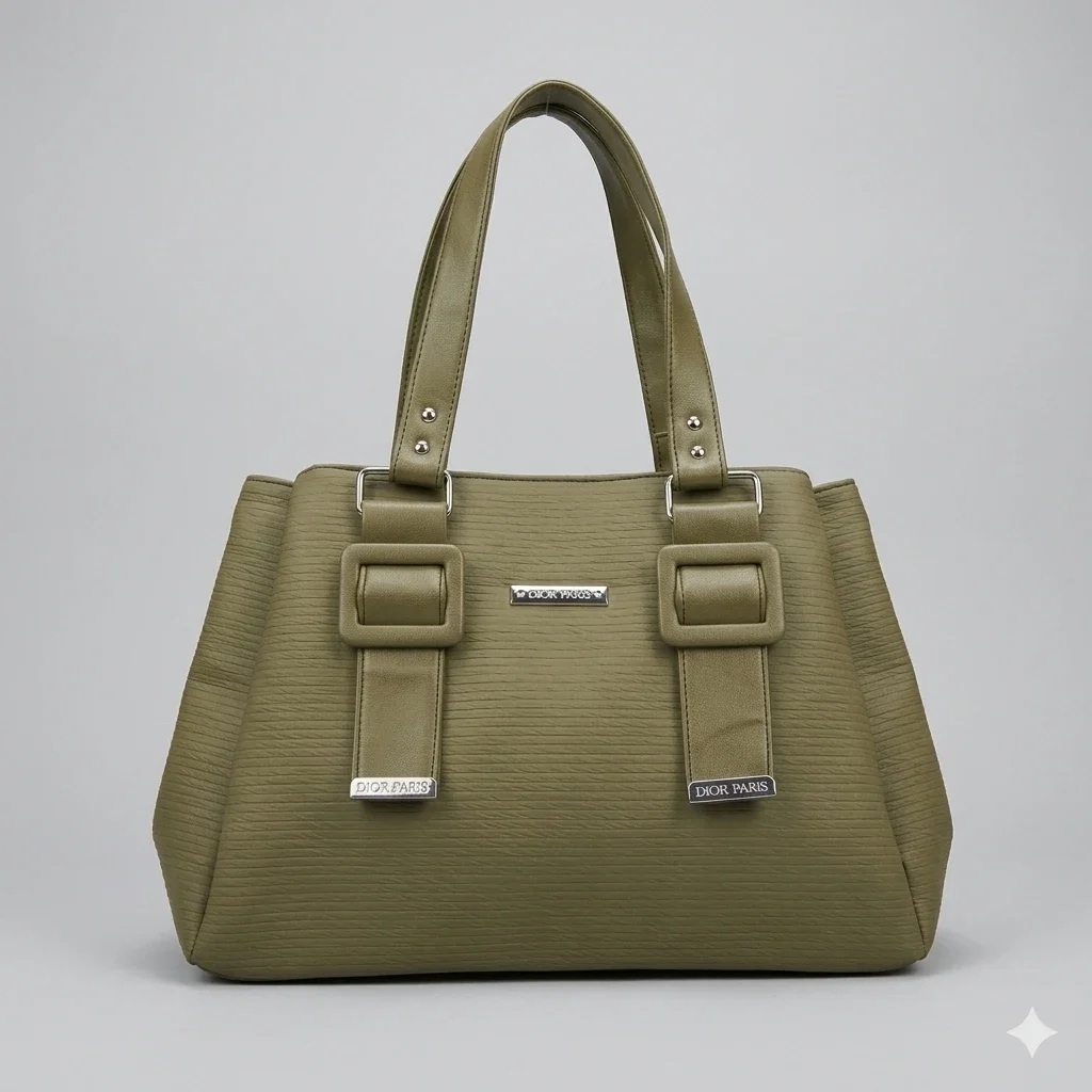 Premium Leather Textured Semi-Formal Shoulder Bag for Women