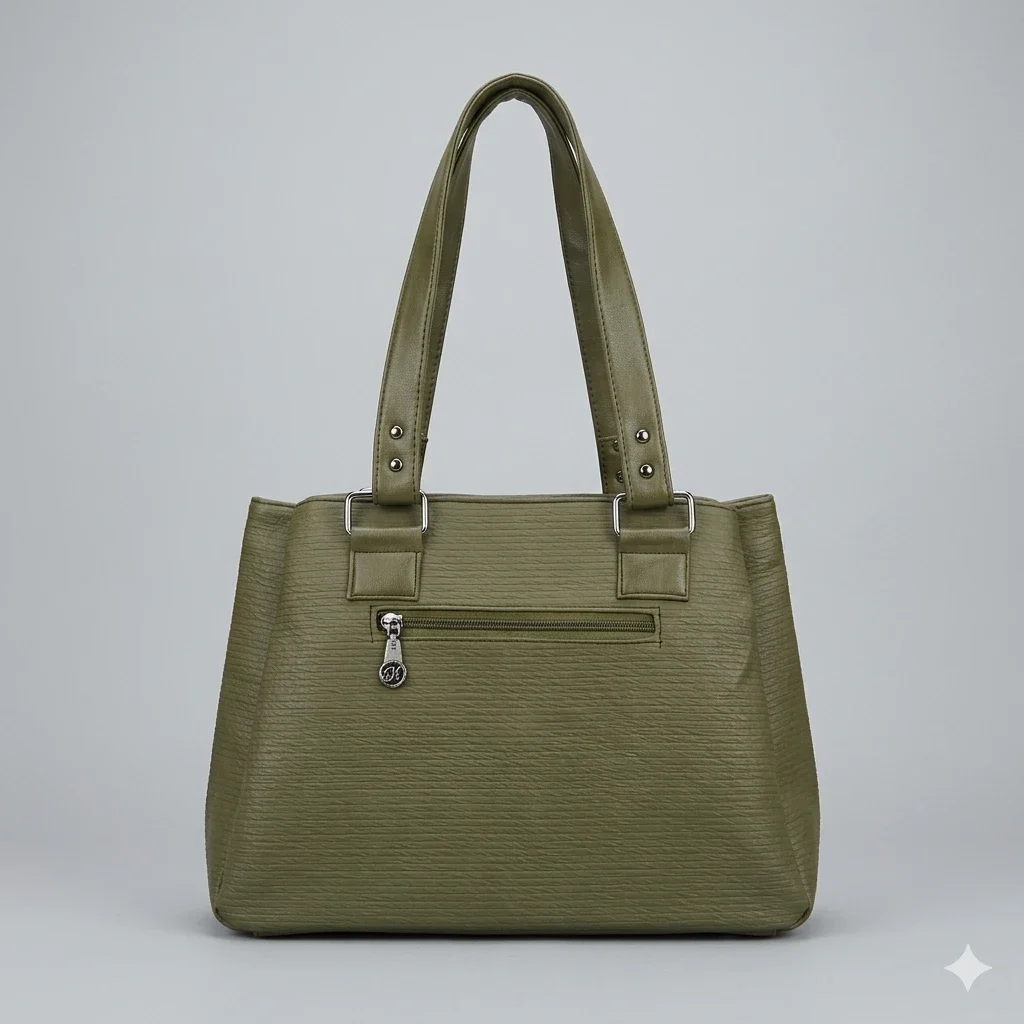 Premium Leather Textured Semi-Formal Shoulder Bag for Women