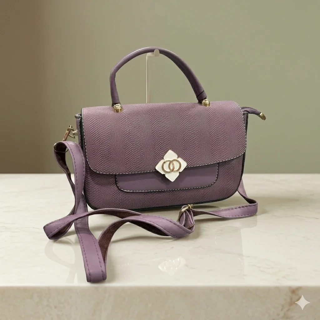 Side Bag Elegant Top Handle Handbag