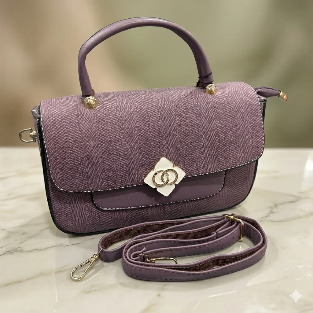 Side Bag Elegant Top Handle Handbag
