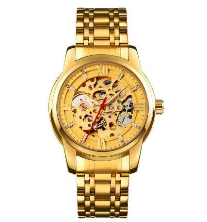 SKMEI 9222 Luxury Skeleton Automatic Mechanical Men's Watch