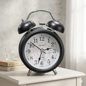 Vintage Style Twin Bell Alarm Clock