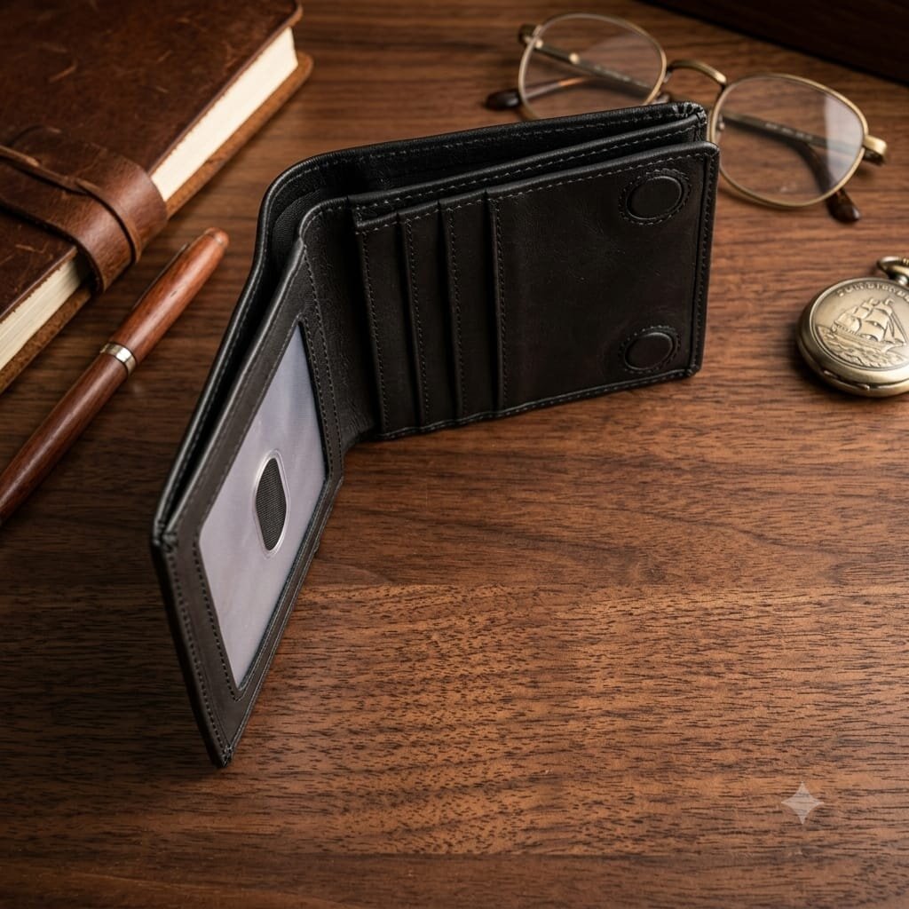 Wallet Original Leather Double Magnet