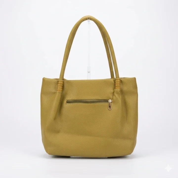 YSL Premium Mustard Yellow Shoulder Tote Bag